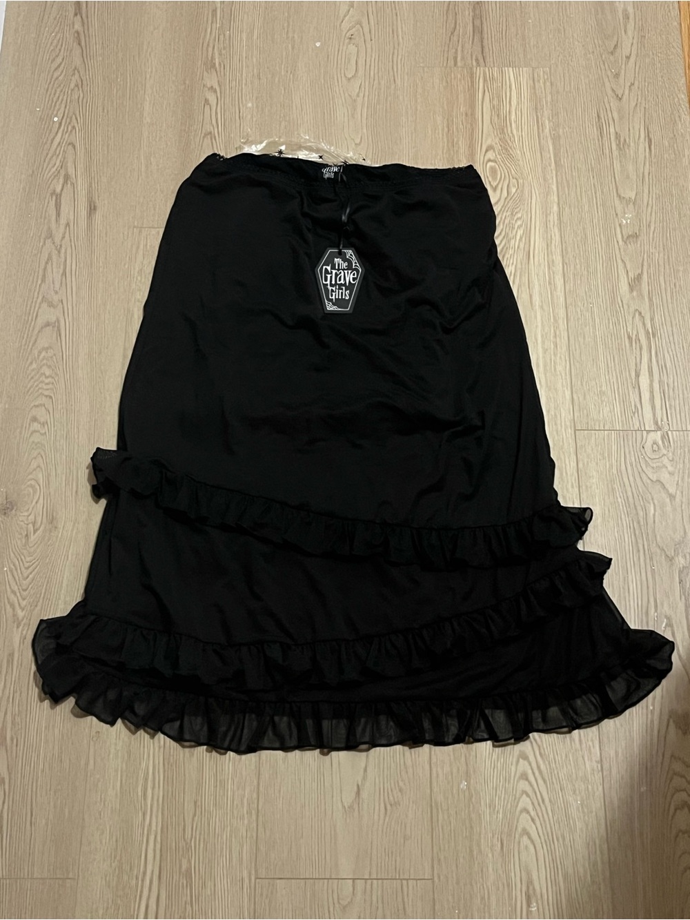 THE GRAVE GIRLS BOREDOM ADDICT MIDI SKIRT, size XL (BNWT) - Picture 6 of 8